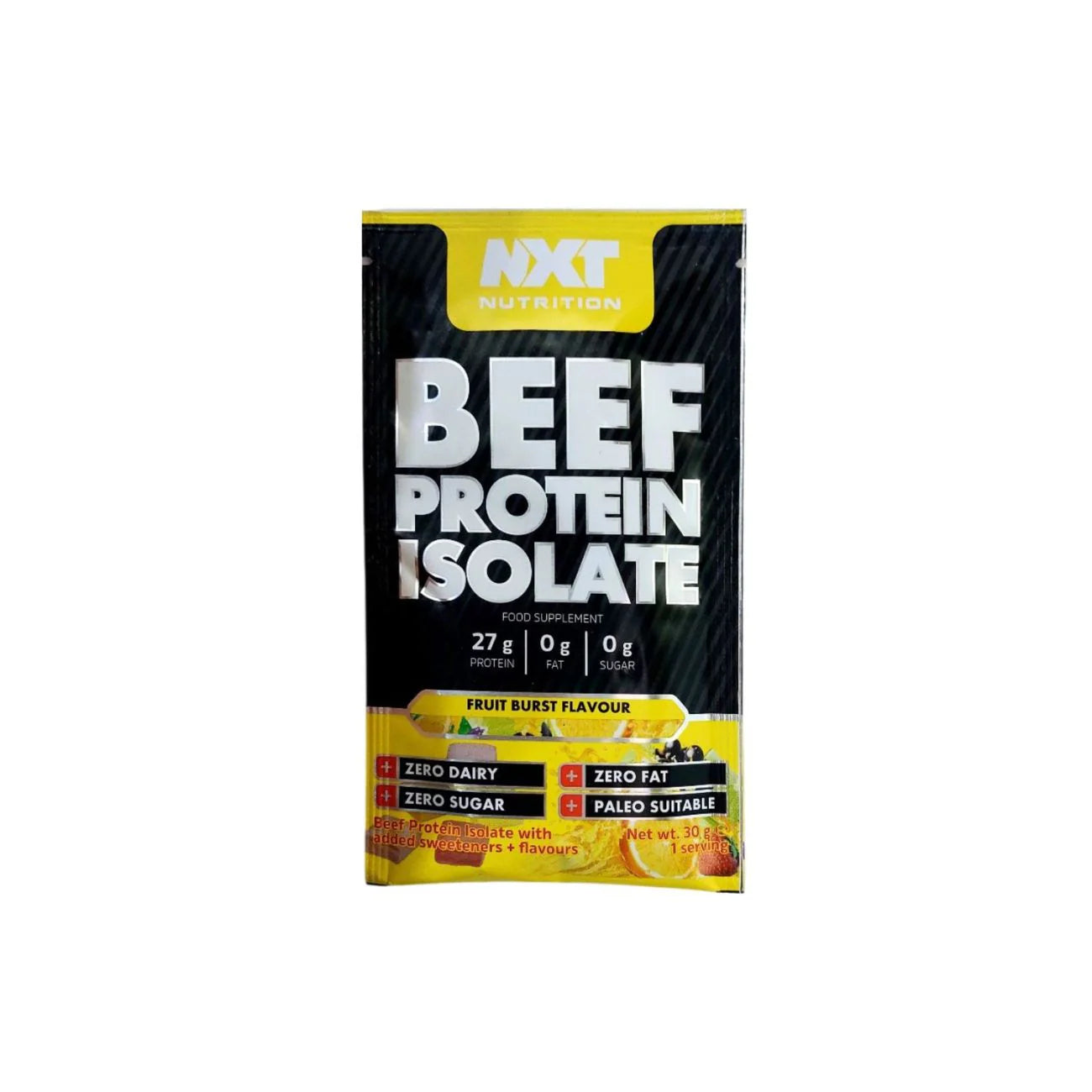 Beef Protein Isolate 30 G 1 Serving Fruit Burst Flavour